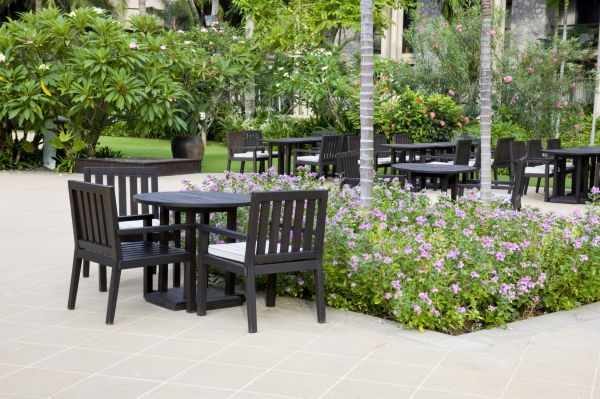 Courtyard Landscaping in Magnolia