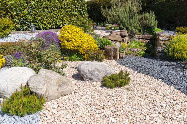 Decorative Gravel Installation in Magnolia