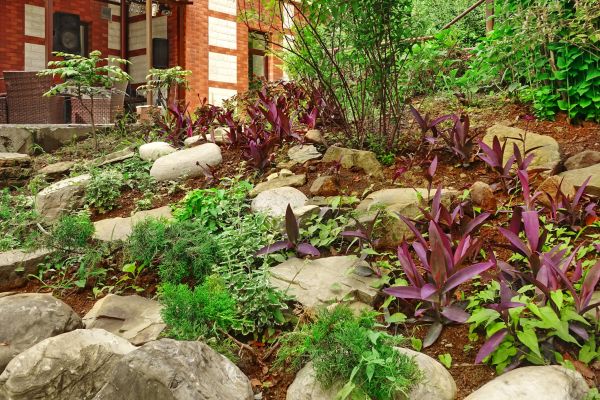 Rock Garden Landscaping in Magnolia