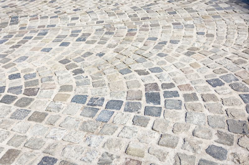 Natural stone paver surface