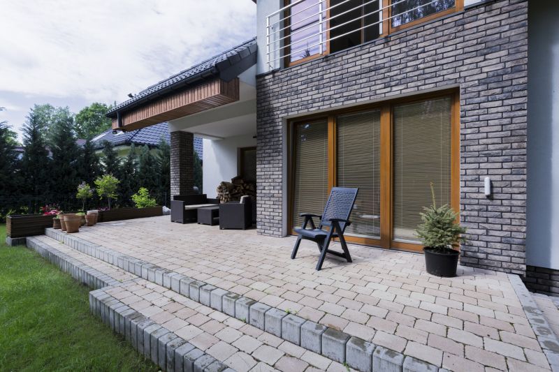 Brick paver patio design