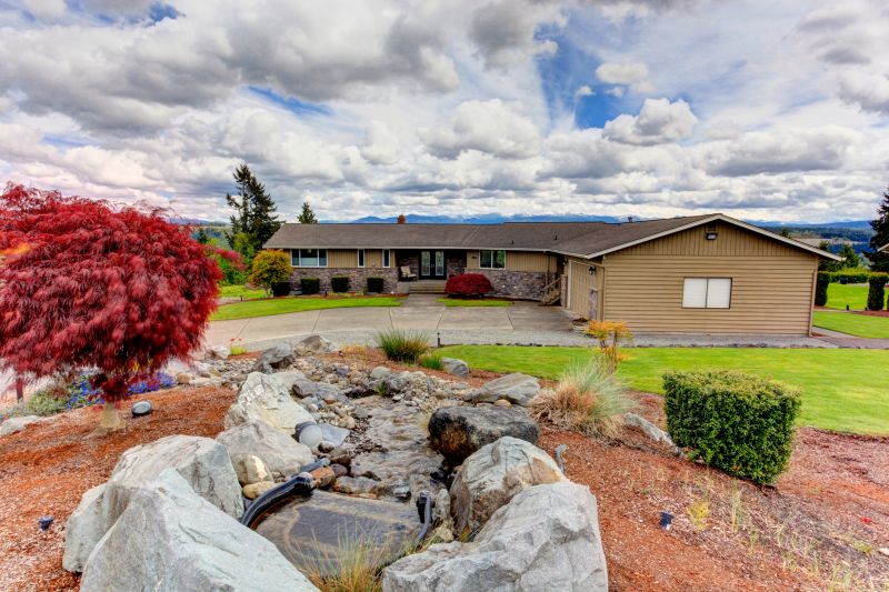 River Stone Installation